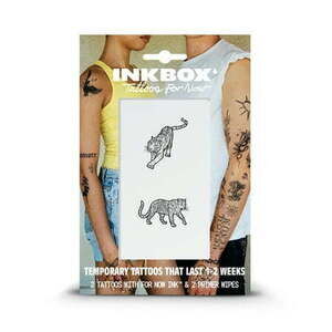 Inkbox Temporary Tattoos Tiger Leopard Water-Resistant Perfect for Any Occasion